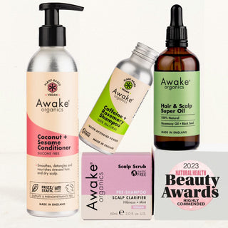 All Natural Haircare, Skincare, Body Care and Natural Deodorant. By Awake Organics.