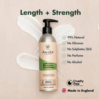 Natural Conditioner: Caffeine + Rosemary