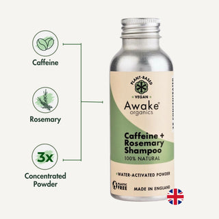 Caffeine + Rosemary Shampoo & Conditioner Set (Natural, Sulphate Free)