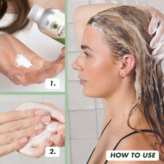 Shampoo Powder (100% Natural) Caffeine & Rosemary