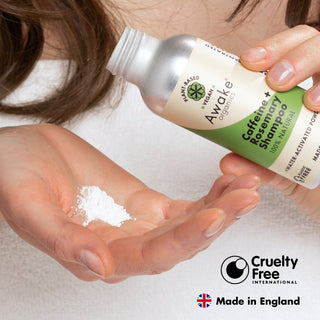 Shampoo Powder<br>Caffeine + Rosemary<br>(100% Natural)