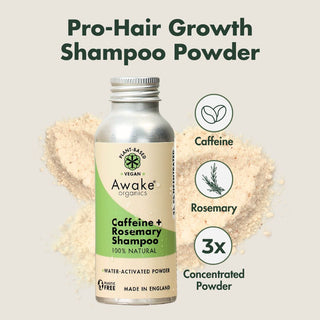 Natural Shampoo Powder: Caffeine + Rosemary