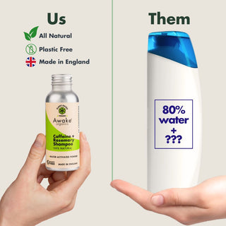 Natural Shampoo Powder: Caffeine + Rosemary