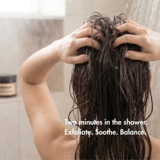 Clarifying Scalp Scrub Hibiscus + Peppermint (100% Natural)