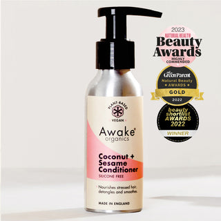 Coconut and Sesame Natural Conditioner |  Vegan | Travel Size | Awake Organics