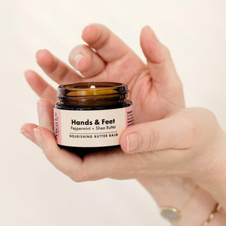 100% Natural Shea Butter Balm for Hands, Feet & Cracked Heels
