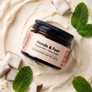 100% Natural Shea Butter Balm for Hands, Feet & Cracked Heels