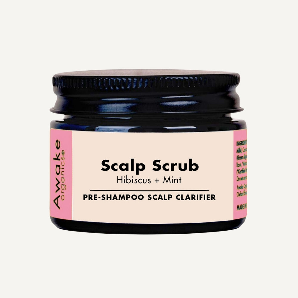 Itchy Flaky Scalp Scrub: Hibiscus + Mint